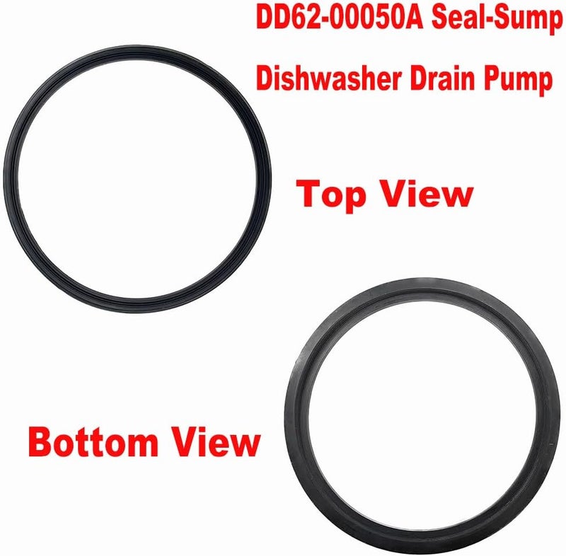 Sunniswi ترقية DD62-00050A لختم مضخة غسالة الصحون من سامسونج، حشوة مضخة، مطاط عالي الجودة متوافق مع غسالات الصحون من سامسونج DW80R5060US، DW80J3020US، DMT800RHS وغيرها - Image 3